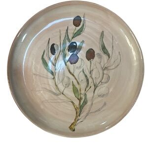 Pottery Barn Olive Branch Appetizer/Salad 7" Plate